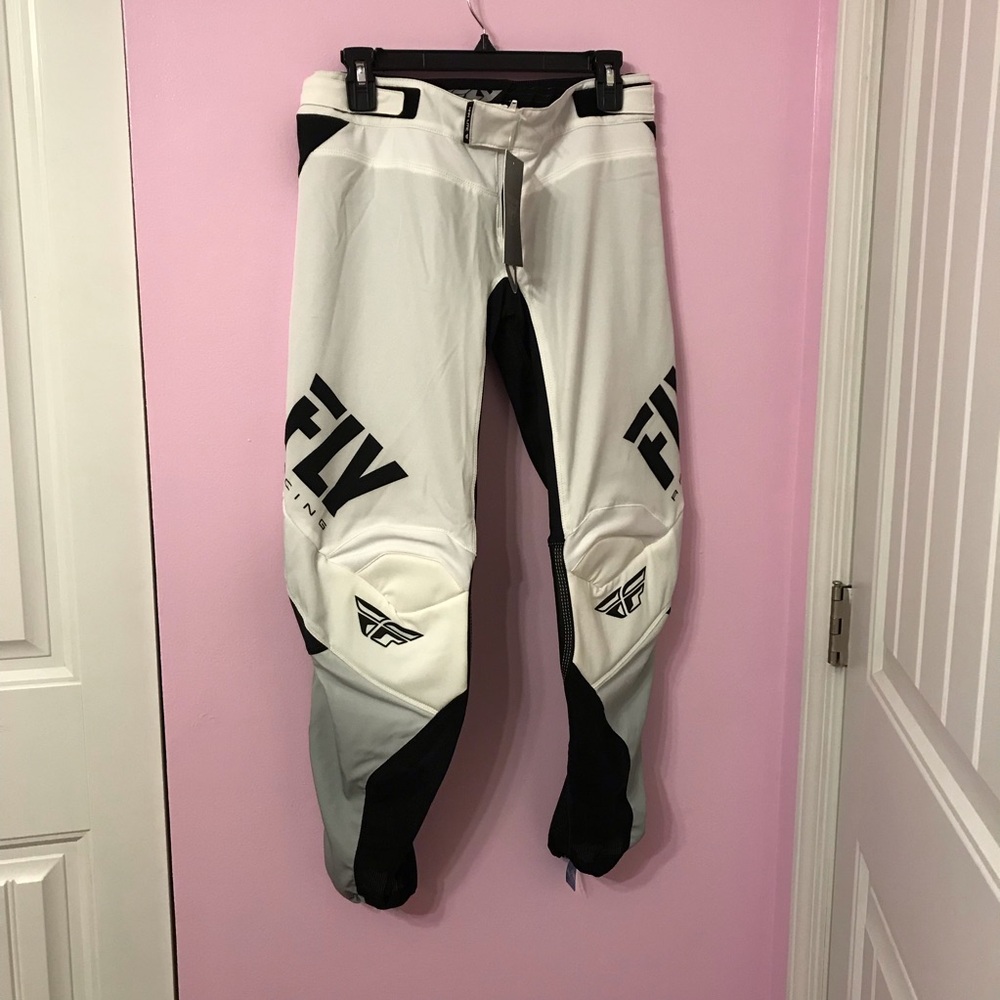 Fly Racing white motorcross women’s pants size 5/6